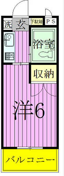 モンシャトー松戸II 301｜千葉県松戸市松戸(賃貸マンション1K・3階・16.30㎡)の写真 その2