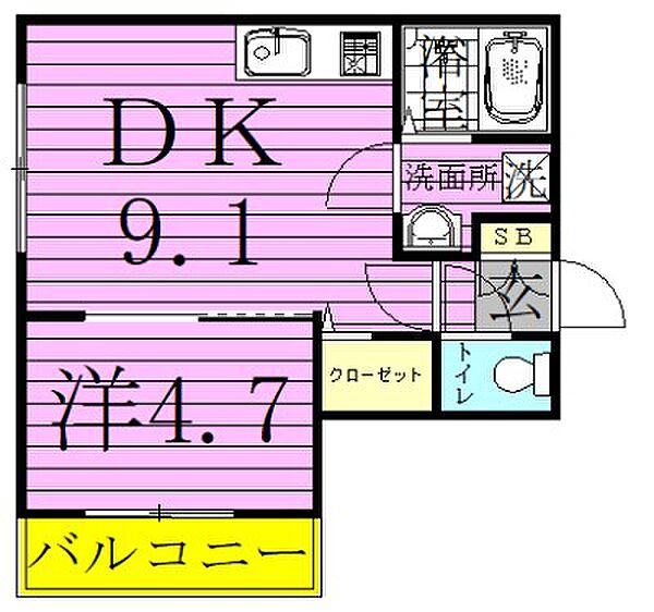 グラントレス松戸 503｜千葉県松戸市松戸(賃貸マンション1DK・5階・31.70㎡)の写真 その2