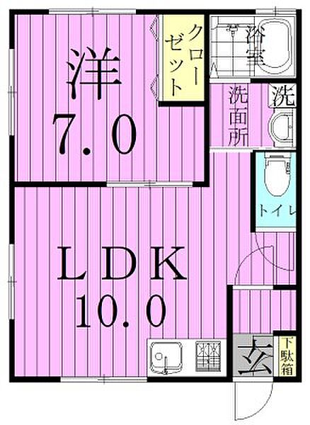 アーバン・T 101｜千葉県松戸市日暮６丁目(賃貸アパート1LDK・1階・40.32㎡)の写真 その2