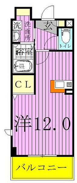 コモドパークハウス ｜千葉県松戸市北松戸１丁目(賃貸マンション1K・3階・30.98㎡)の写真 その2