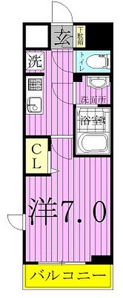 N-stage　Matsudo 119｜千葉県松戸市樋野口(賃貸マンション1K・1階・23.20㎡)の写真 その2