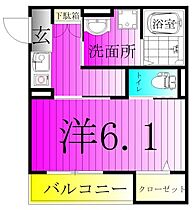 メグリオ新松戸II 203 ｜ 千葉県松戸市新松戸３丁目206-3（賃貸アパート1K・2階・21.77㎡） その2