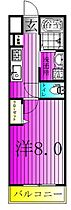 エバーレジデンス 203 ｜ 千葉県松戸市新松戸２丁目181（賃貸アパート1K・2階・27.62㎡） その2