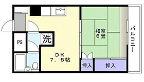 ファースト松戸ハイツ1号棟 502 ｜ 千葉県松戸市松戸1051-1（賃貸マンション1DK・5階・32.40㎡） その2