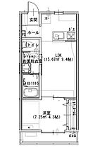 ラフィーヌ・ローズ 303 ｜ 千葉県松戸市新松戸４丁目286（賃貸アパート1LDK・3階・32.60㎡） その2