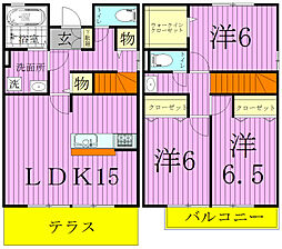 リビングタウン南花島A 2階