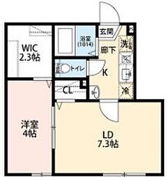 間取図画像 1LDK