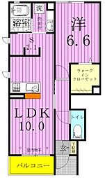 ミラリオ 1LDKの間取図画像