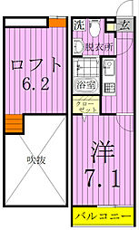 PinofioreCielo 1Kの間取図画像
