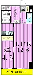 ストライブ 1LDKの間取図画像