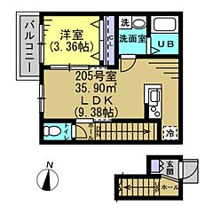 物件の間取り