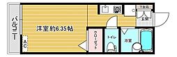リファレンス胡録台 ワンルームの間取図画像