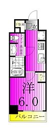 S-RESIDENCE松戸lrise 1Kの間取図画像