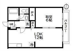 PEARサンビレッジ北中沢A 2階