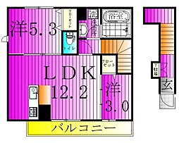 ヴィラセレビィI 2階