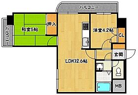 グランドプラザ神戸  ｜ 兵庫県神戸市兵庫区荒田町１丁目（賃貸マンション2LDK・7階・48.90㎡） その2