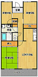 パークアヴェニュー南五葉 3LDKの間取図画像