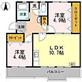 ロイヤルマンション1号棟4階4.6万円