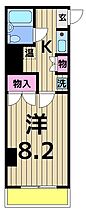 ジュネス北綾瀬 208 ｜ 東京都足立区加平３丁目（賃貸マンション1K・2階・23.10㎡） その2