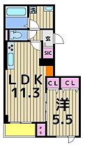 アーク　アコルト　アヤセ 302 ｜ 東京都足立区綾瀬５丁目（賃貸マンション1LDK・3階・41.21㎡） その2