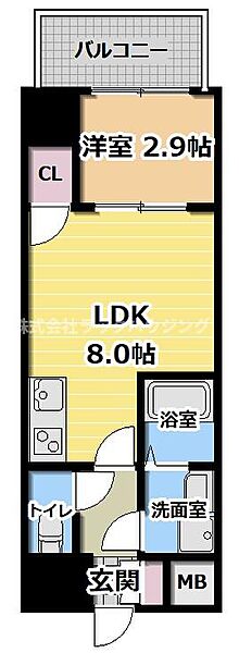 GARDENIA城北公園 ｜大阪府大阪市旭区中宮3丁目(賃貸マンション1LDK・6階・28.83㎡)の写真 その3