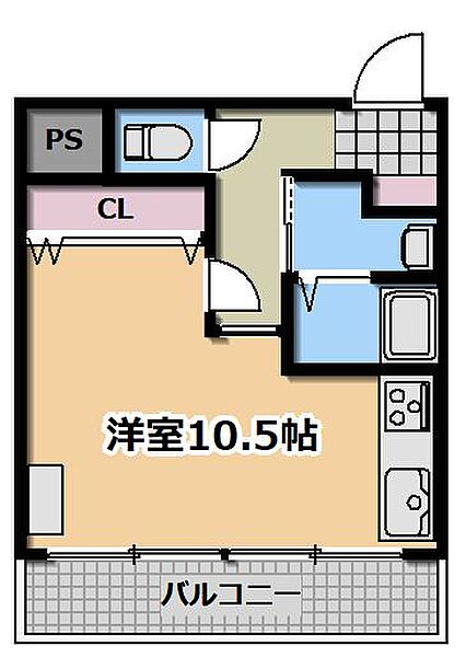 シャトー若杉マンション ｜大阪府大阪市旭区大宮4丁目(賃貸マンション1R・8階・35.00㎡)の写真 その2