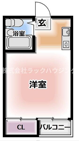 大阪府門真市栄町(賃貸マンション1R・4階・17.00㎡)の写真 その2