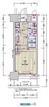 プレサンス野江内代ペルティエ 0303 ｜ 大阪府大阪市都島区内代町2丁目（賃貸マンション1K・3階・22.04㎡） その2