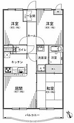 セピアグランシャリオ 3LDKの間取図画像