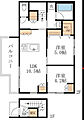 Maison de Pervenche2階17.1万円
