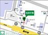 地図：タウンハウジング調布店まで♪