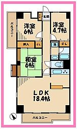 間取図画像 3LDK
