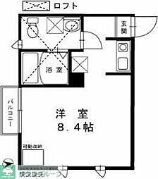 メゾン・ラフィーネ ワンルームの間取図画像