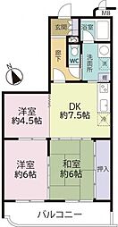 間取図画像 3DK