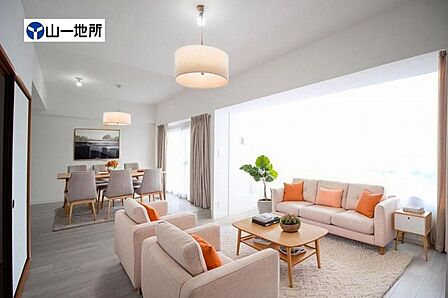 本画像はCGで作成しており、現地に家具は置かれておりません。また、価格に家具は含まれておりません。