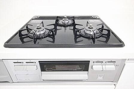 三口ガスコンロはお料理の効率も上がります