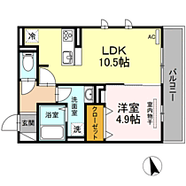 ジュネス大橋駅前 301 ｜ 福岡県福岡市南区塩原４丁目（賃貸アパート1LDK・3階・37.85㎡） その2