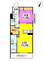 Ｓ－ｒｏｏｍ曰佐　西館 202 ｜ 福岡県福岡市南区曰佐５丁目（賃貸アパート1LDK・2階・50.22㎡） その2