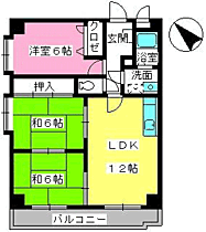 グランシャリオ南大橋 601 ｜ 福岡県福岡市南区三宅３丁目（賃貸マンション3LDK・6階・68.00㎡） その2