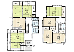 針摺戸建て