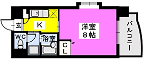 ＢＲＩＬＬＩＡＮＴ36 501 ｜ 福岡県福岡市南区清水２丁目（賃貸マンション1K・5階・24.84㎡） その2