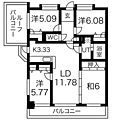 パロスけやき西5階15.0万円