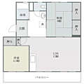 グランエピ長丘台4階5.1万円
