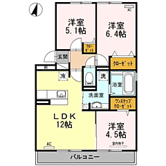 物件の間取り