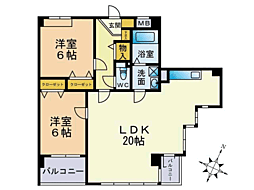 コンフォート・IK 2LDKの間取図画像
