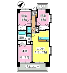 物件の間取り