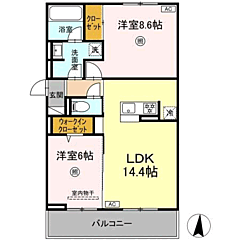 物件の間取り