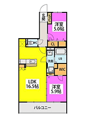 物件の間取り