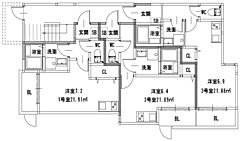 物件の間取り