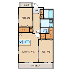 物件の間取り